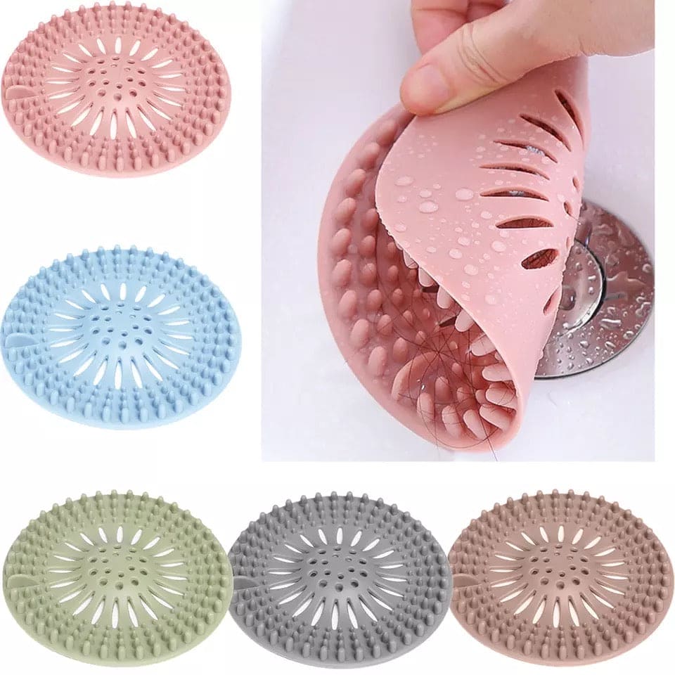 Silicone Sink Drain Stopper, Bathroom Silicone Drain Filter, Bathroom Drain Hair Catcher, Plug Sink Strainer, Sink Sewer Filter Floor Drain Silicone Sink Drain Stopper, Bathroom Silicone Drain Filter, Bathroom Drain Hair Catcher, Plug Sink Strainer, Sink Sewer Filter Floor Drain